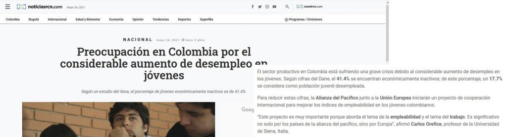 Medios de comunicación cubren lanzamiento del proyecto emple-ap