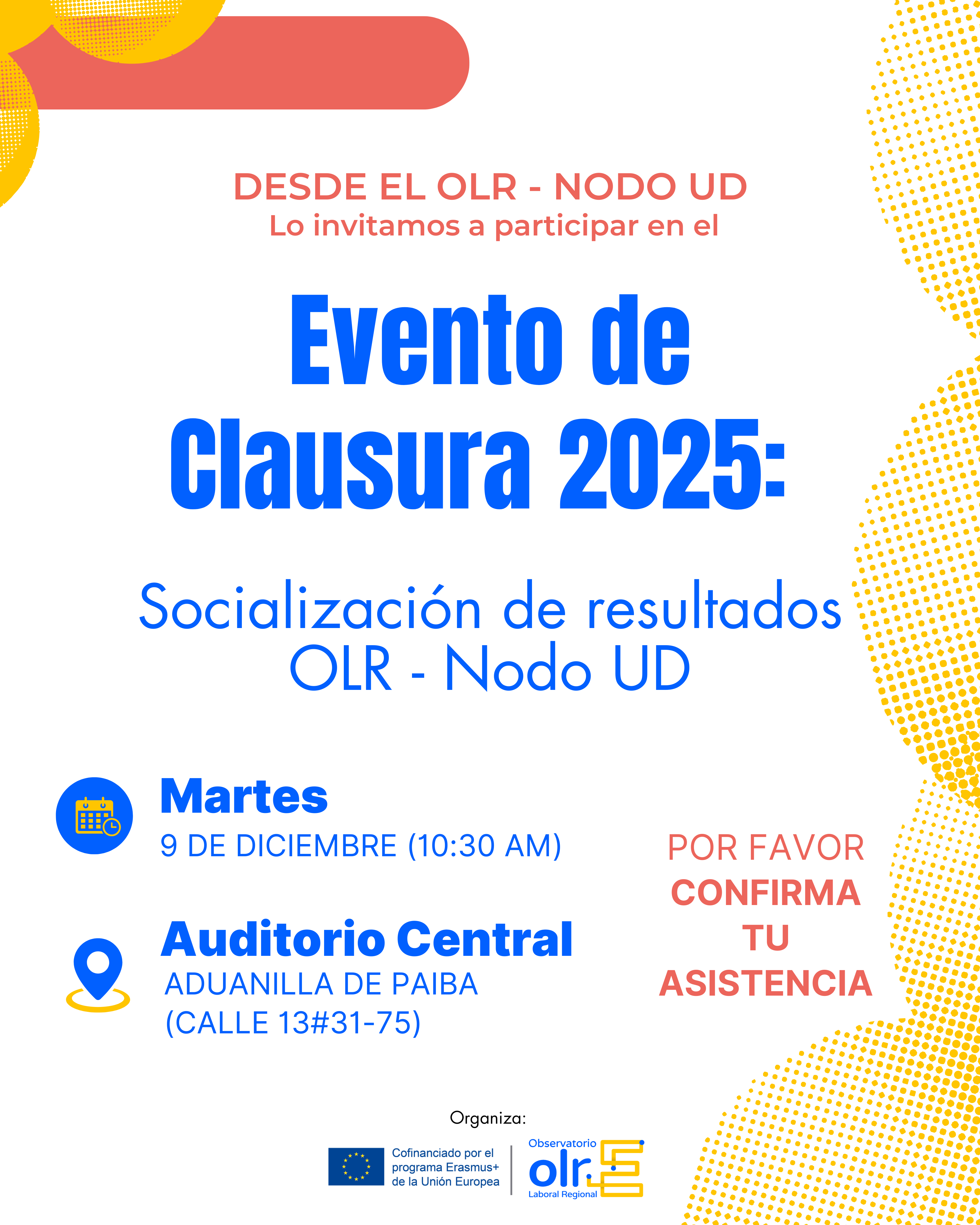 Evento de Clausura 2025: 