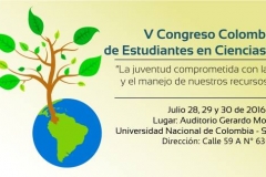 V Congreso Colombiano de Estudiantes en Ciencias Forestales