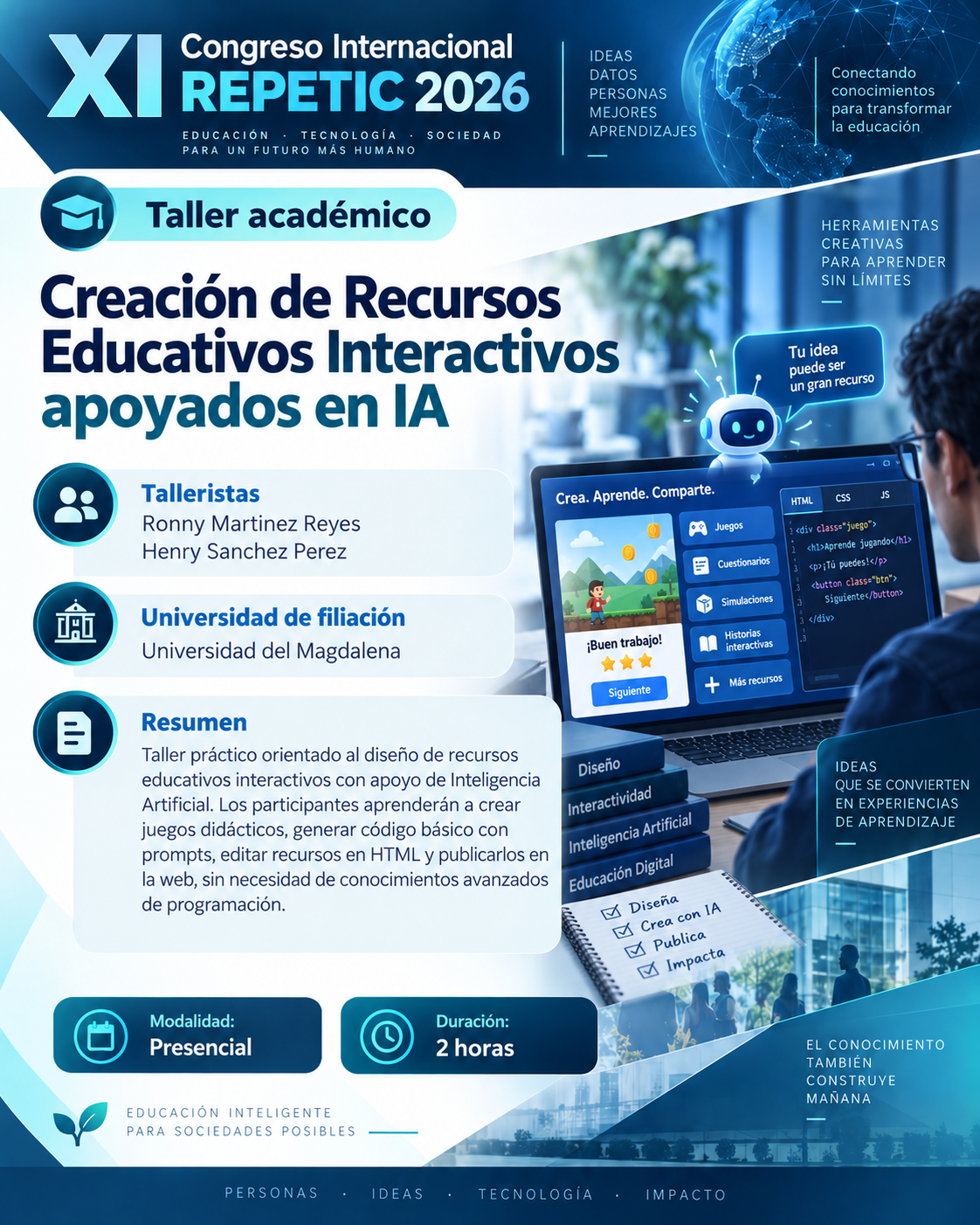 Taller 4: Creación de Recursos Educativos Interactivos apoyados en IA