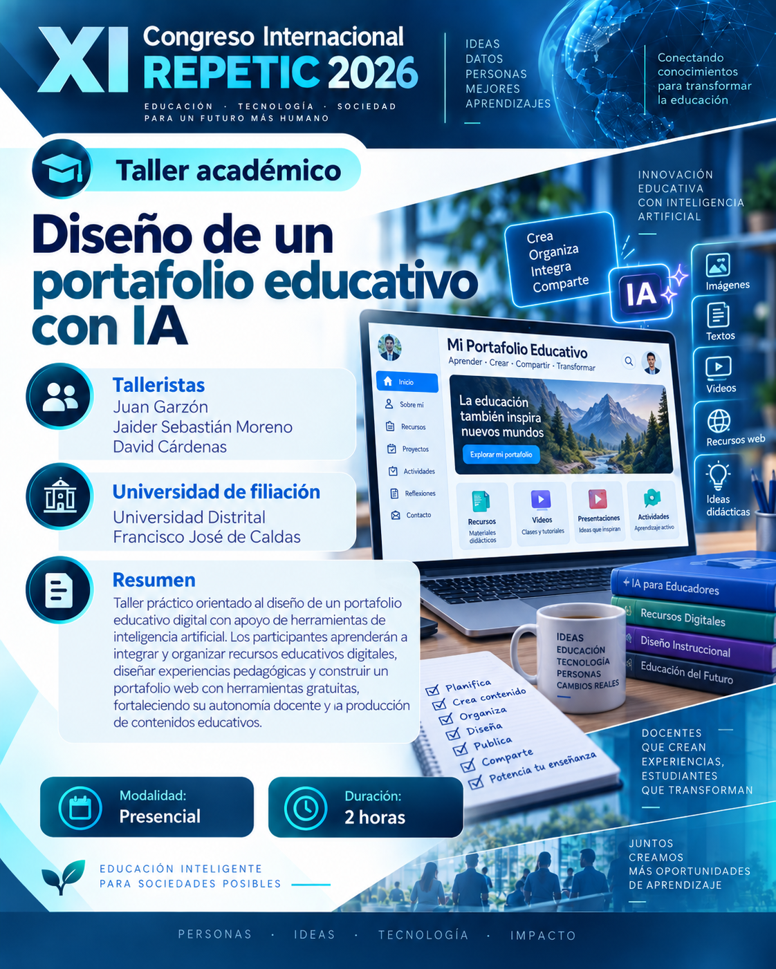 Taller 7: Diseño de un portafolio educativo con IA